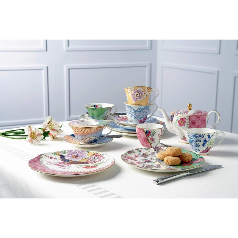 【Official Import】Wedgwood Butterfly Bloom Tea Cup & Saucer Yellow Wedding