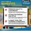 Orbitron A4 Dry Wipe Magnetic Mini Office Whiteboard Notice Memo