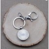 Key Ring Bag Jewellery Cabochon Eye God Horus Egypt Steel