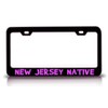 Customola - New Jersey Native States Metal License Plate Frame