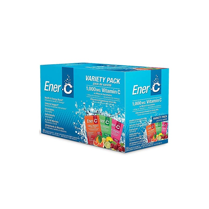 Ener-C Effervescent Multivitamin Drink Mix Variety Pack - 30 Sachets