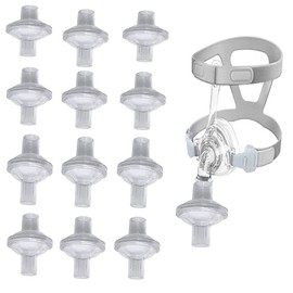 12 Packs Universal Filters Fit in-Line Filter,Filtered Air Connector Compatible with Dreamstation,Fits All 22mm 25mm Heating Tube Machine