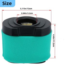 Narcilors 792105 Air Filter 7045184 Oil Filter Tune Up Kit Replacement for JD Lawn Mower Tractor D150 D160 D170 LA140 LA150 LA155 LA165 LA175 Replacement for B&S 16-27 Hp 445677 44P777 V-Twin Engines