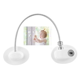 KYLOS Fridge Lock, Child Safety Front Door, No Drilling, Window Protection, Children, Cupboard Child Lock, Pack of 2 Window Lock Tilt Only, Child Pet Safety Cabinet Lock for Childproof