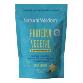 Protena Vegetal Vainilla  1050 g  Apoyo al Bienestar Digestivo  Con Enzimas y Probiticos  Complemento para la Nutricin Diaria                         