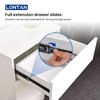 LONTAN 6 Pairs Full Extension Ball Bearing Drawer Slides 12
