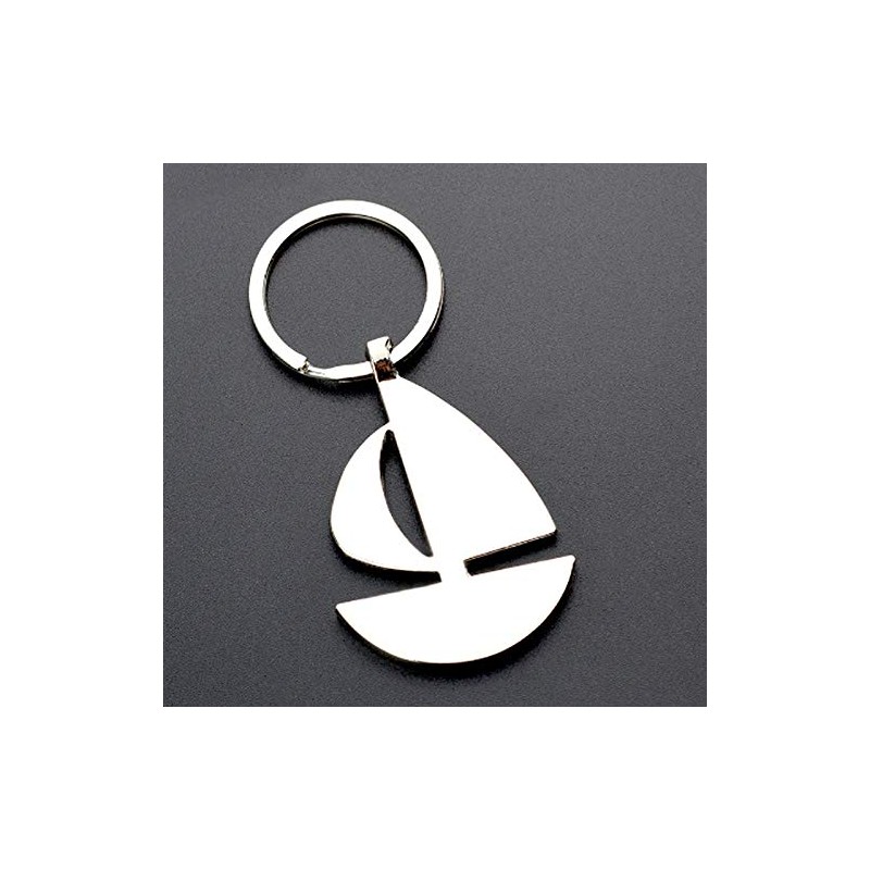 IKAAR Metal Keyring, silver