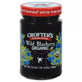 Crofter's Crofters Spread Wild Blueberry Org 16.5 oz (Pack of 6)