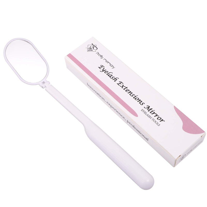 Pretty memory Foldable Lash Mirror, 270° Free Rotation, Lightweight Makeup