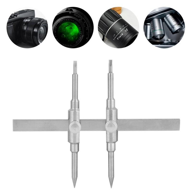 Dual Tip Camera Lens Repair Spanner Maintenance Wrench Open Tool