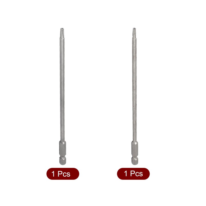 sourcing map 150mm Long 1/4" Hex Shank T10 & T15