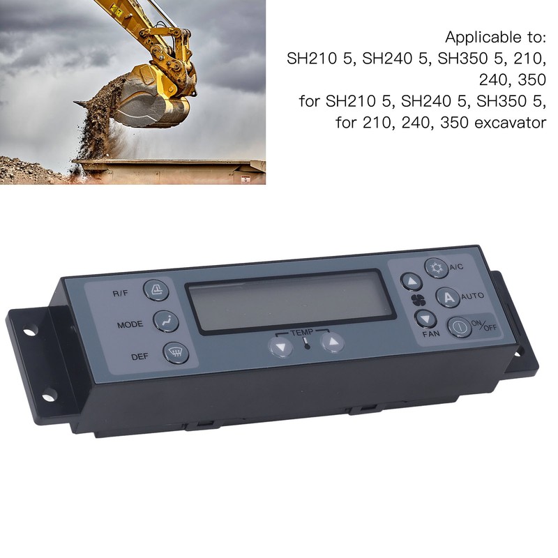 Excavator Air Conditioner Controller Panel Embedded Installation KHR12510 AC Control