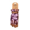 Burgon & Ball Love Oakleaf Plum S/M Gloves, Ladies, Gardening,