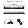 48 LED Flashing Warning Hazard Interior Windshield Visor Traffic Light