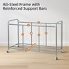 STORAGE MANIAC 5 Section Laundry Sorter, 5 Bins Rolling Separator