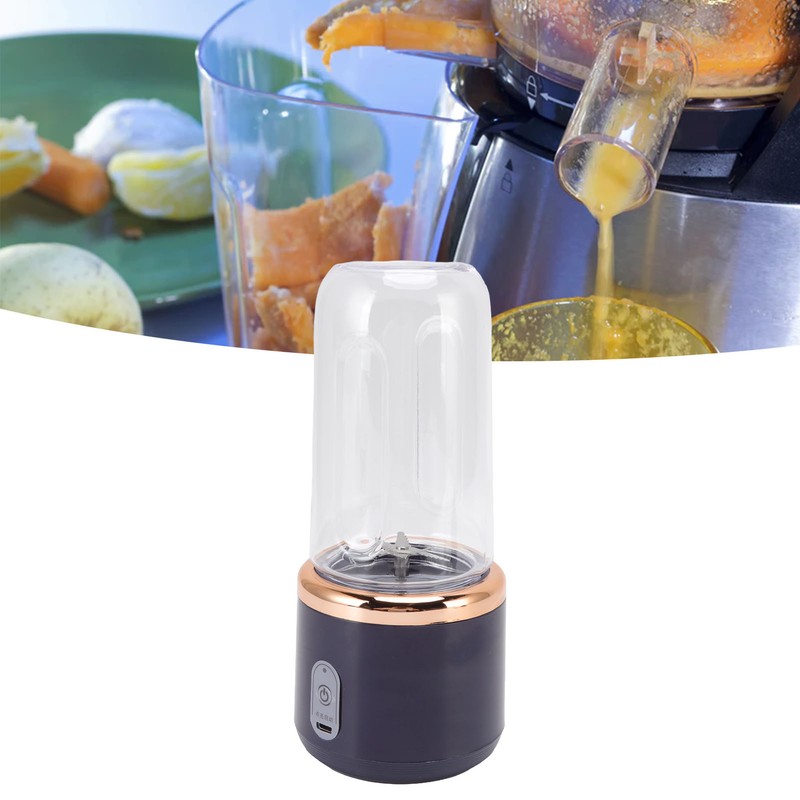 Mini Portable Blender 6 Blades High Speed 300ml USB Charging