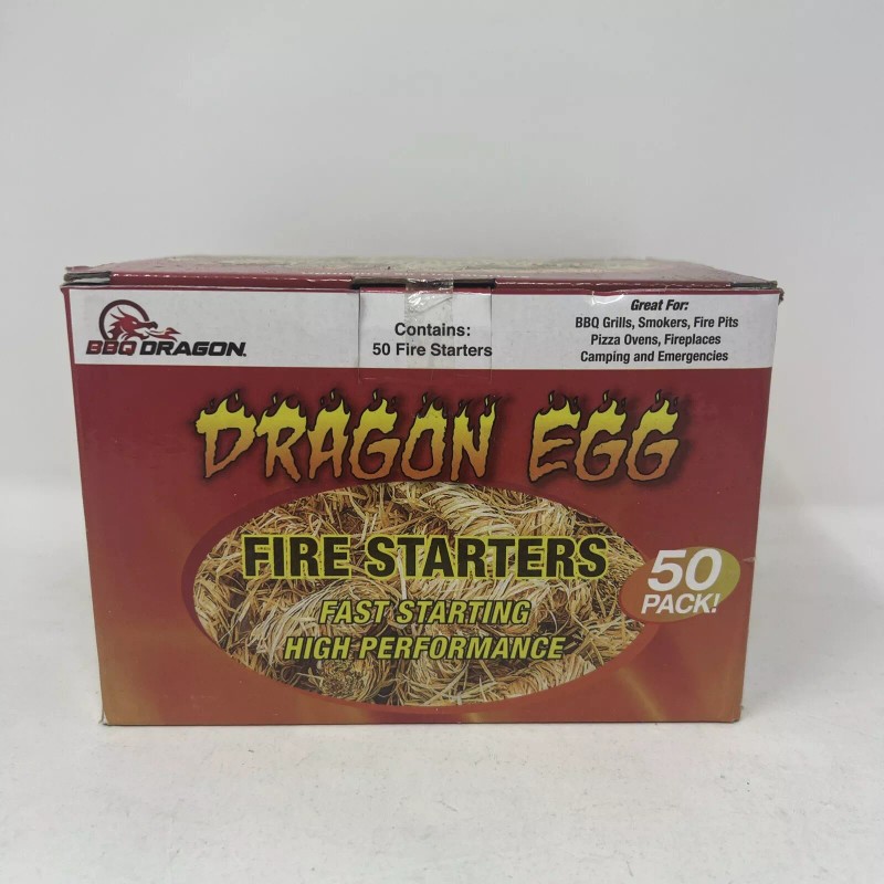 BBQ Dragon Egg Fire Starters Tumbleweed- One Pack, 50 Count