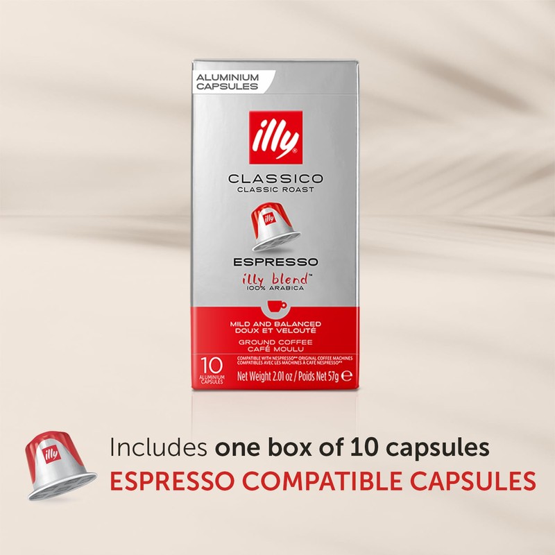 Illy Espresso Compatible Capsules - Single-Serve Coffee Capsules & Pods