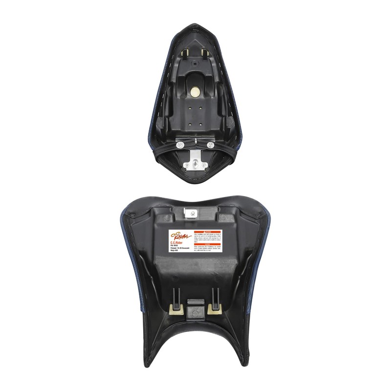 TCMT Black & Green Driver Passenger Seats Fit For Kawasaki