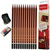 NATARAJ 621 Amber - 12 x HB Wood Pencils -