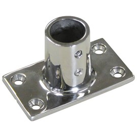 Railing Foot 90° Angle for Round Tube Diameter 25 mm Stainless Steel V4A 1 Piece A4 AISI 316 Boat Railing AISI316 Bimini