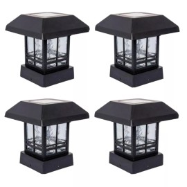 greenlighting Greenlight Solar 4 Pack post cap outdoor waterproof 4×4