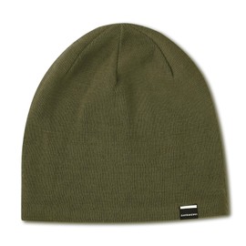 DAYOUKEWEI All Season Soft Warm 30% Wool Beanie Hats for Men Women, Fleece Lined Beanie Winter Caps Unisex Fashion Knit Cuffed Olive Green