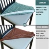 Lawalon Heavyweight Cotton Dining Seat Covers for Chairs (Creamy White,