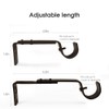 Curtain Rod Brackets Heavy Duty Drapery Hardware Adjustable Rod Holders