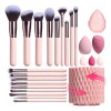 Juego De Brochas De Maquillaje Profesional De 25 Piezas