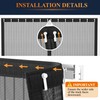 MAGZO Magnetic Screen Door with Sliding Track, Fits 30'' x