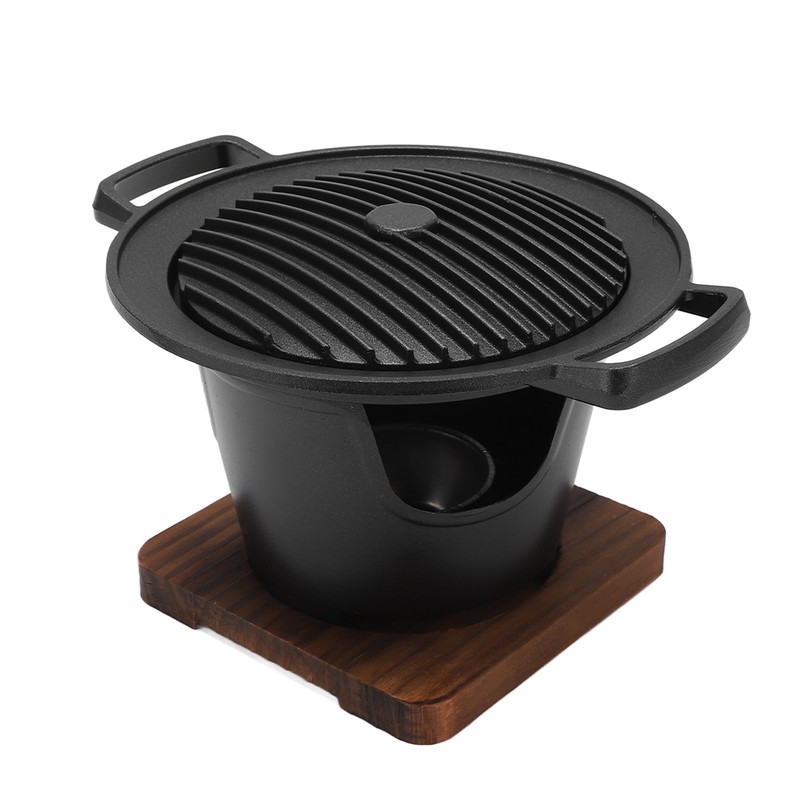 Mini BBQ Grill Set Anti Stick Food Grade Material Tabletop