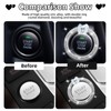 3leavtrees Car Engine Start Button Cover - Blue Love Butterfly