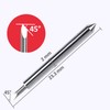 HQMaster 45 Degree Tungsten Steel Lettering Blade Vinyl Cutter Blades
