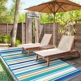 Outdoor Patio Rug Waterproof Camping - Outdoor Plastic Straw Rug Area Carpet Clearance for Outside, Porch, RV Camper, Picnic, Balcony & Backyard, Patio Decor, Clearance