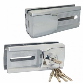 Glass Door Lock for Double Glass Doors & Fire Doors - Accessories Tempered Glass Door Locking Device