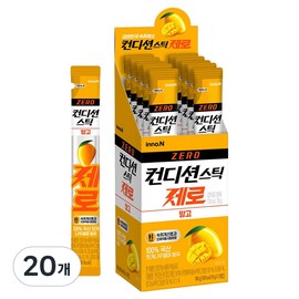 Condition Stick Zero Hangover Remedy Mango Flavor, 18g, 20 packs / 컨디션 스틱 제로 숙취해소제 망고맛, 18g, 20개