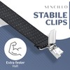 Sencillo Men's Braces with Strong Clips Y Shape -