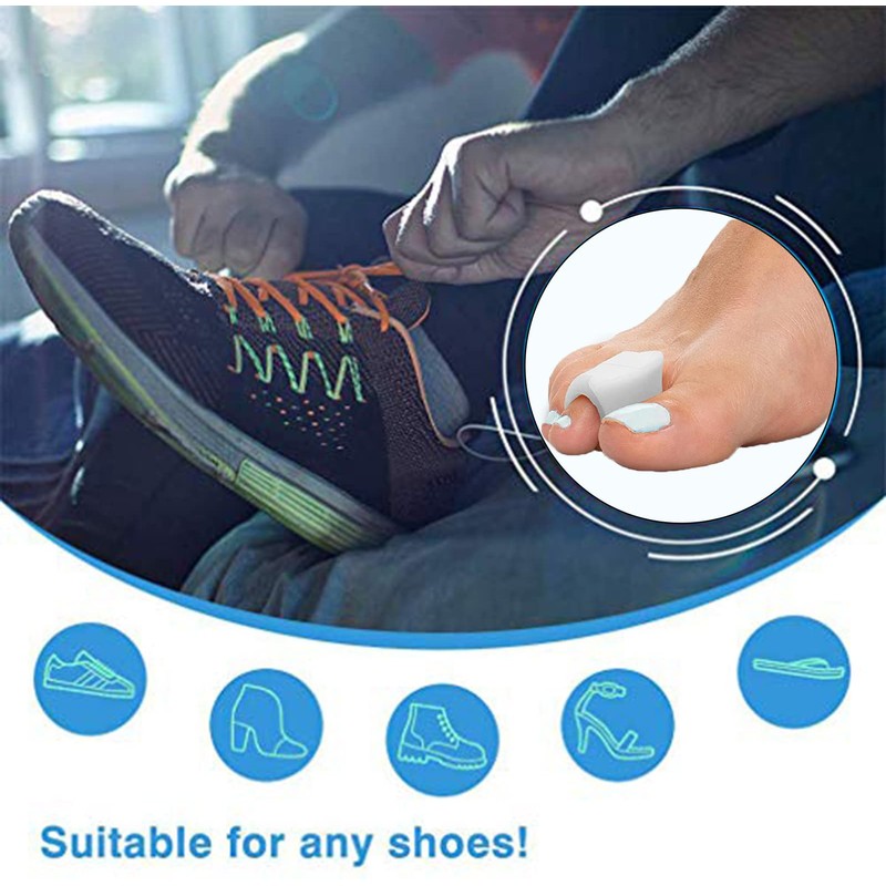 Skeerthy 16 Pieces Gel Toe Separators –Bunion Pads – Toe