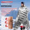 SecuCaptain Survival Emergency Thermal Blankets: 75 Pack Extra Large 84”