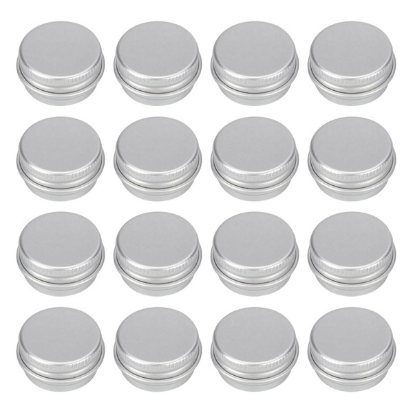 ccHuDE 20 Pcs 5ml Small Empty Aluminum Tins Refillable Cosmetic