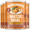 Manischewitz Matzo Meal Kosher for Passover, 16 oz Can (Pack