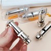 XMHBG Whistle, 2 Pcs Metal Police Whistle with Lanyard Security