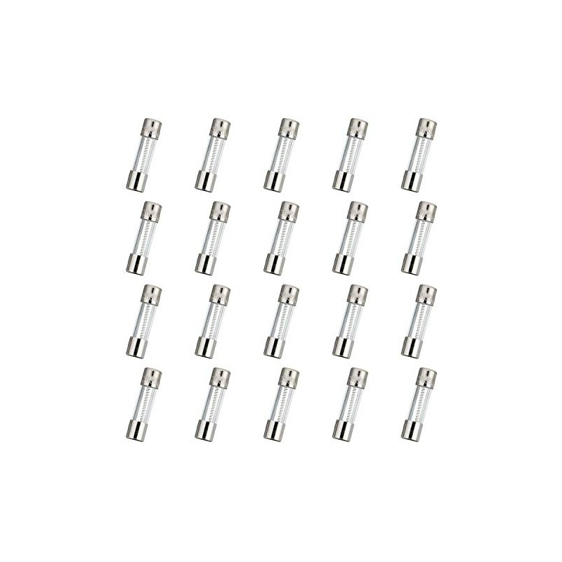 T3.15AL250V 20 Pcs 5x20mm Slow Blow Glass Fuse 3.15A 250V