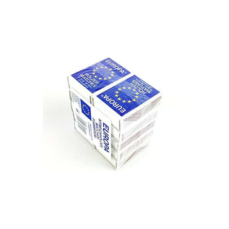 100 boxes of Europa matches, matchboxes