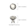 Asidrama 10 Pack Brushed Satin Nickel Kitchen Cabinet Knobs Knurled