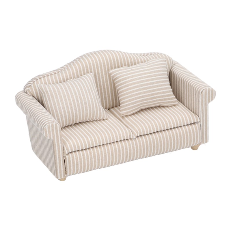 1:12 Scale Dollhouse Sofa Hand Crafted High Simulation Miniature Sofa