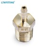 LTWFITTING No Lead Brass Barbed Fitting Coupler/Connector 1/8" Hose Barb