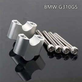 Motorcycle Handlebar Riser Aluminium Silver 32mm For G310R G310GS