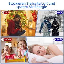 Under Door Draft Stopper Exterior,Bottom Door Sweep Sound Proofing,Soundproofing Noise Blocker,Gap Filler Soundproof Seal Strip:_White_78inch